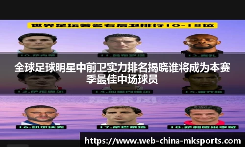全球足球明星中前卫实力排名揭晓谁将成为本赛季最佳中场球员